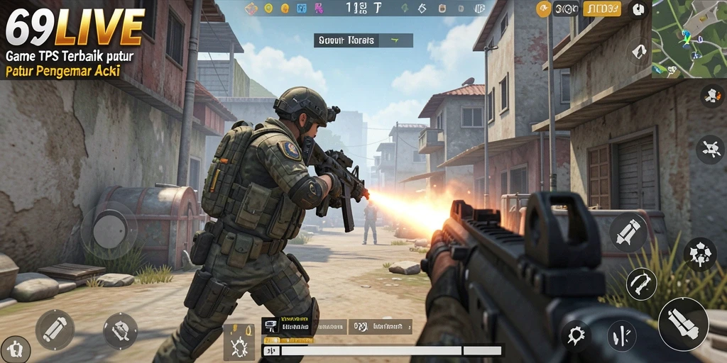 Tampilan menarik dari gameplay seru di 69LIVE.