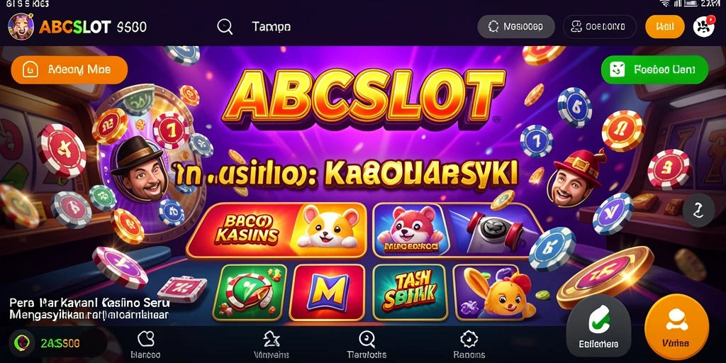 Tampilan gameplay seru di ABCSLOT dengan mesin slot yang menakjubkan.