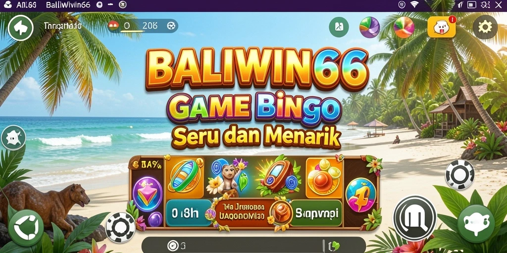 Tampilan gameplay BALIWIN66 yang penuh warna dan interaktif.