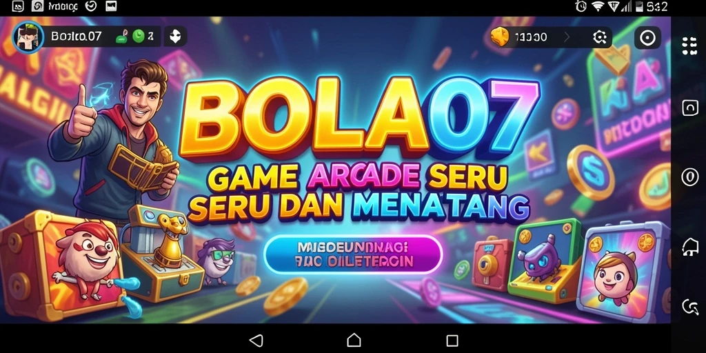 Tampilan gameplay seru dan menantang dari BOLA07.