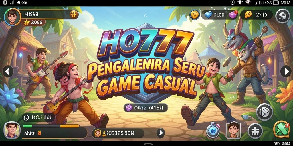 Tampilan gameplay HO777 yang menarik dengan unsur Casual.