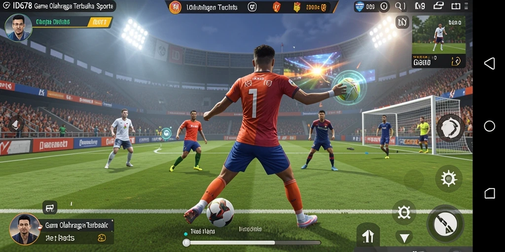 Screenshot gameplay ID678 yang menampilkan aksi seru dalam olahraga.