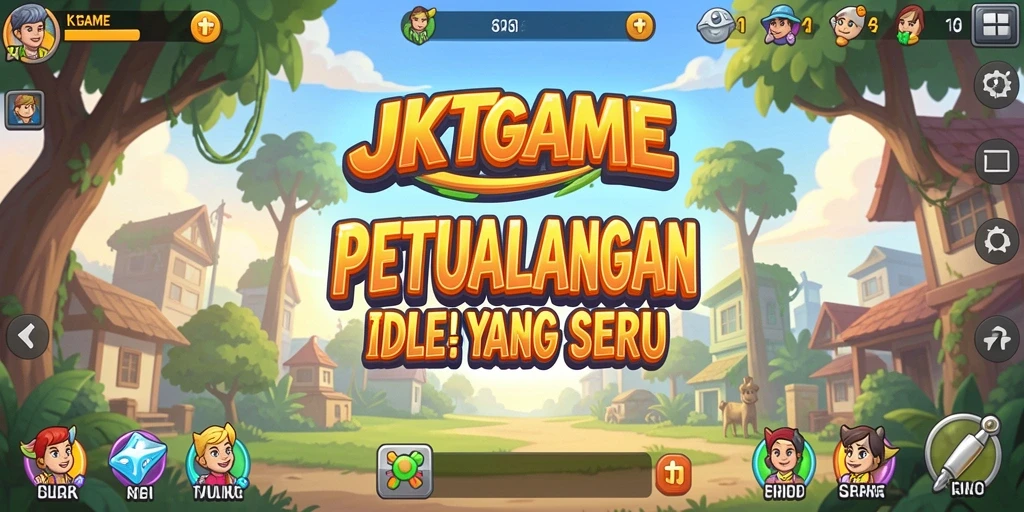 Tampilan gameplay JKTGAME yang menarik dan penuh warna.