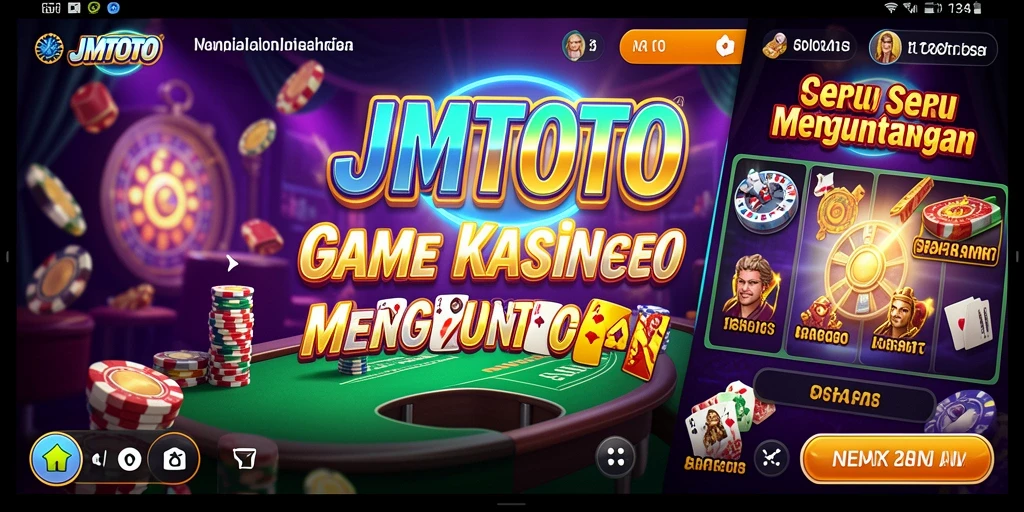 Screenshot JMTOTO menampilkan gameplay kasino yang menarik.