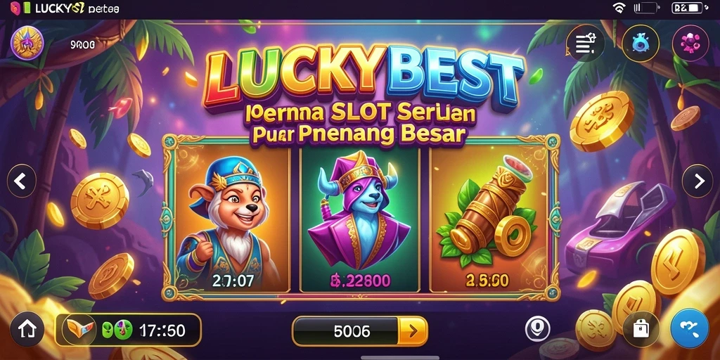 Screenshot gameplay LUCKYBEST menampilkan keseruan bermain slot.