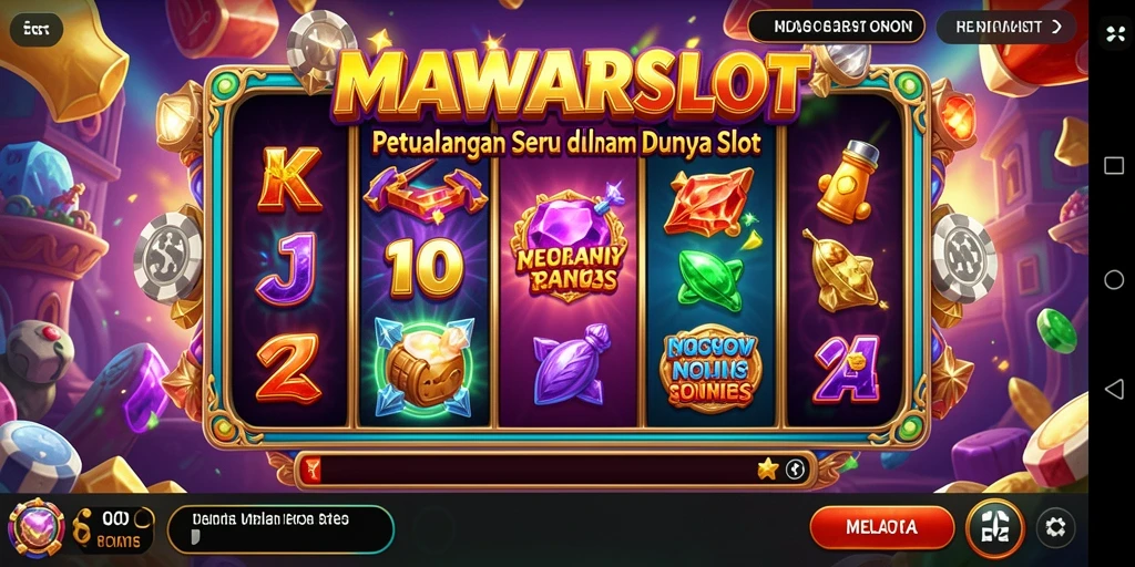 Screenshot utama MAWARSLOT menampilkan keseruan gameplay slot.