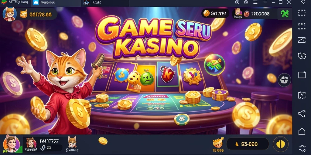 Screenshot utama MT777 yang menunjukkan gameplay Kasino yang menarik.