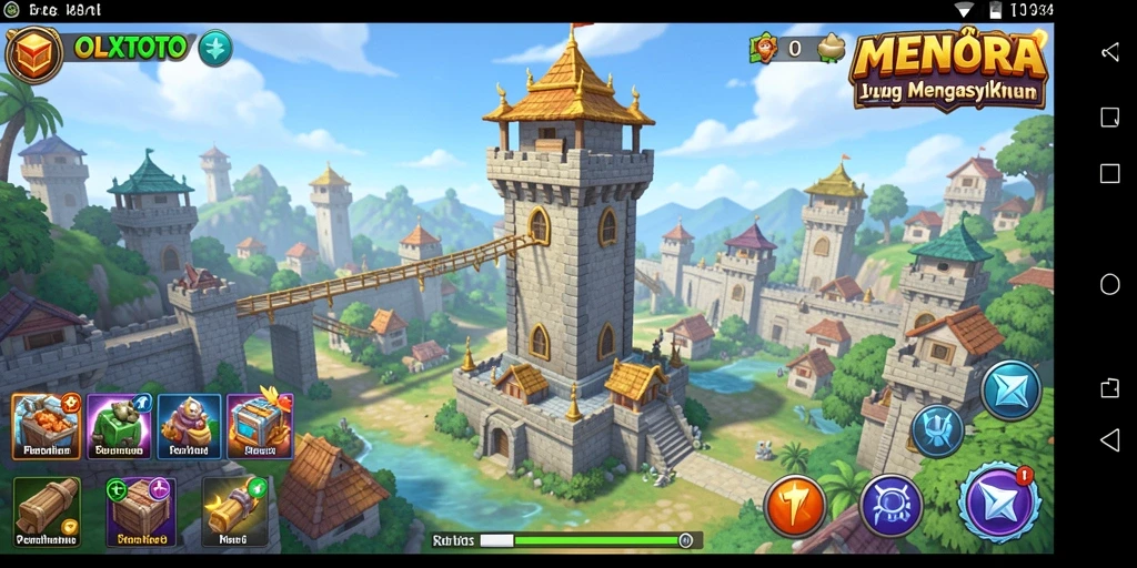 Tampilan menarik gameplay OLXTOTO Tower Defense yang menegangkan dan strategis.
