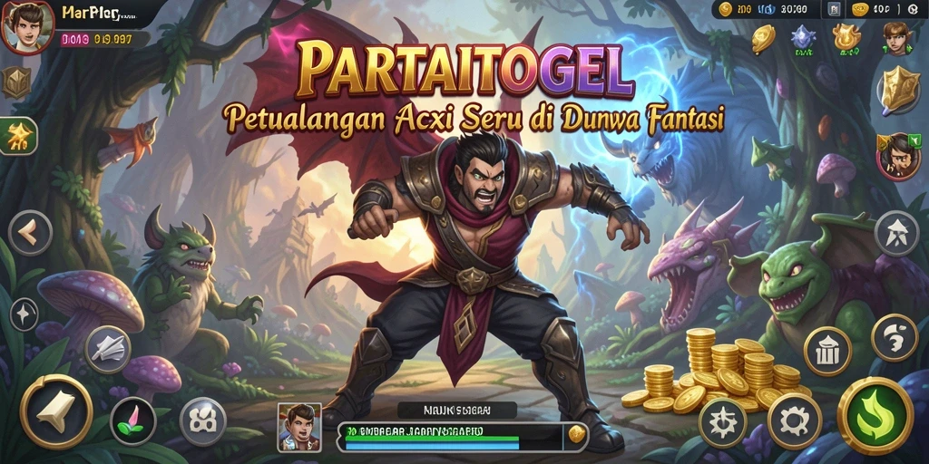 Tampilan gameplay seru dan menantang dari PARTAITOGEL.