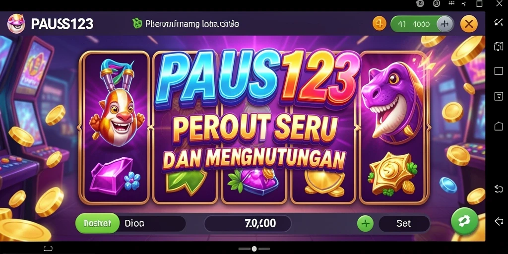 Tampilan gameplay Slot yang mendebarkan di PAUS123.