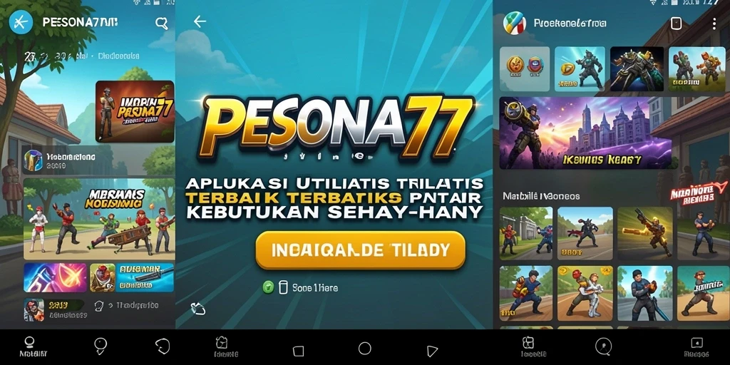 Tampilan antarmuka PESONA77 yang intuitif dan fungsional.