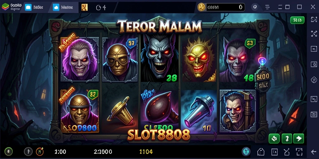 Tampilan menakutkan dari gameplay SLOT8808 yang penuh ketegangan.