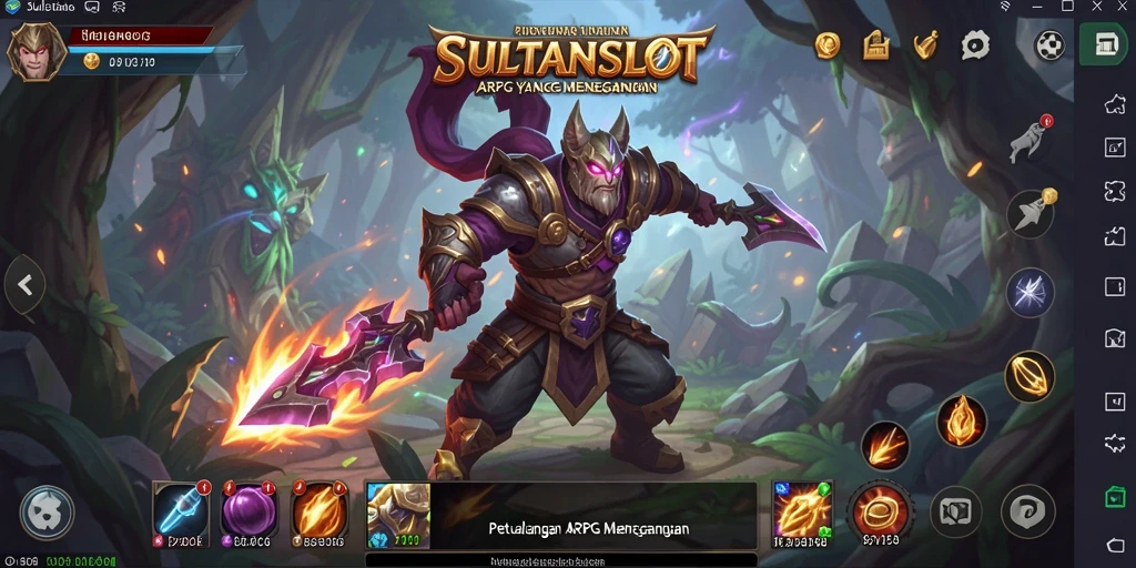 Tampilan menakjubkan dari gameplay ARPG SULTANSLOT.