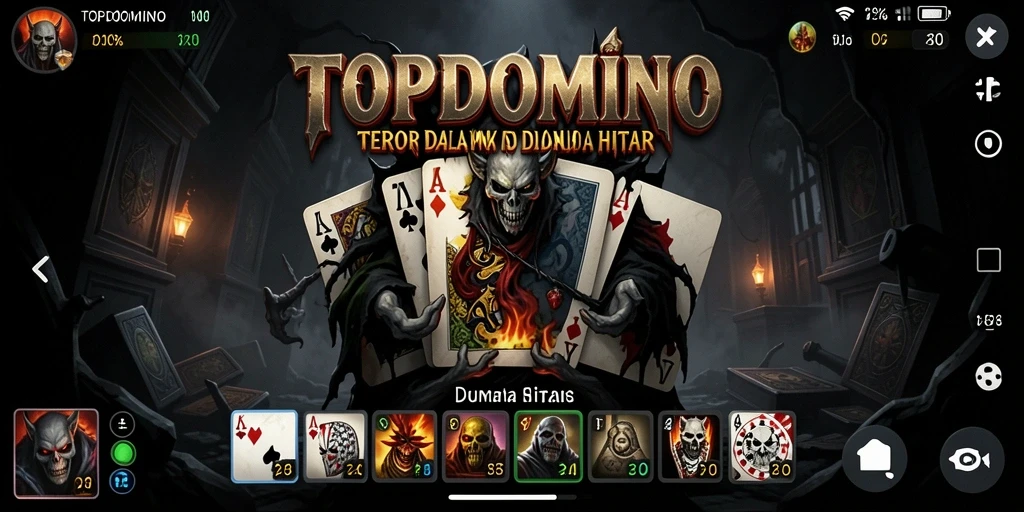 Gameplay menegangkan di dunia kegelapan TOPDOMINO.